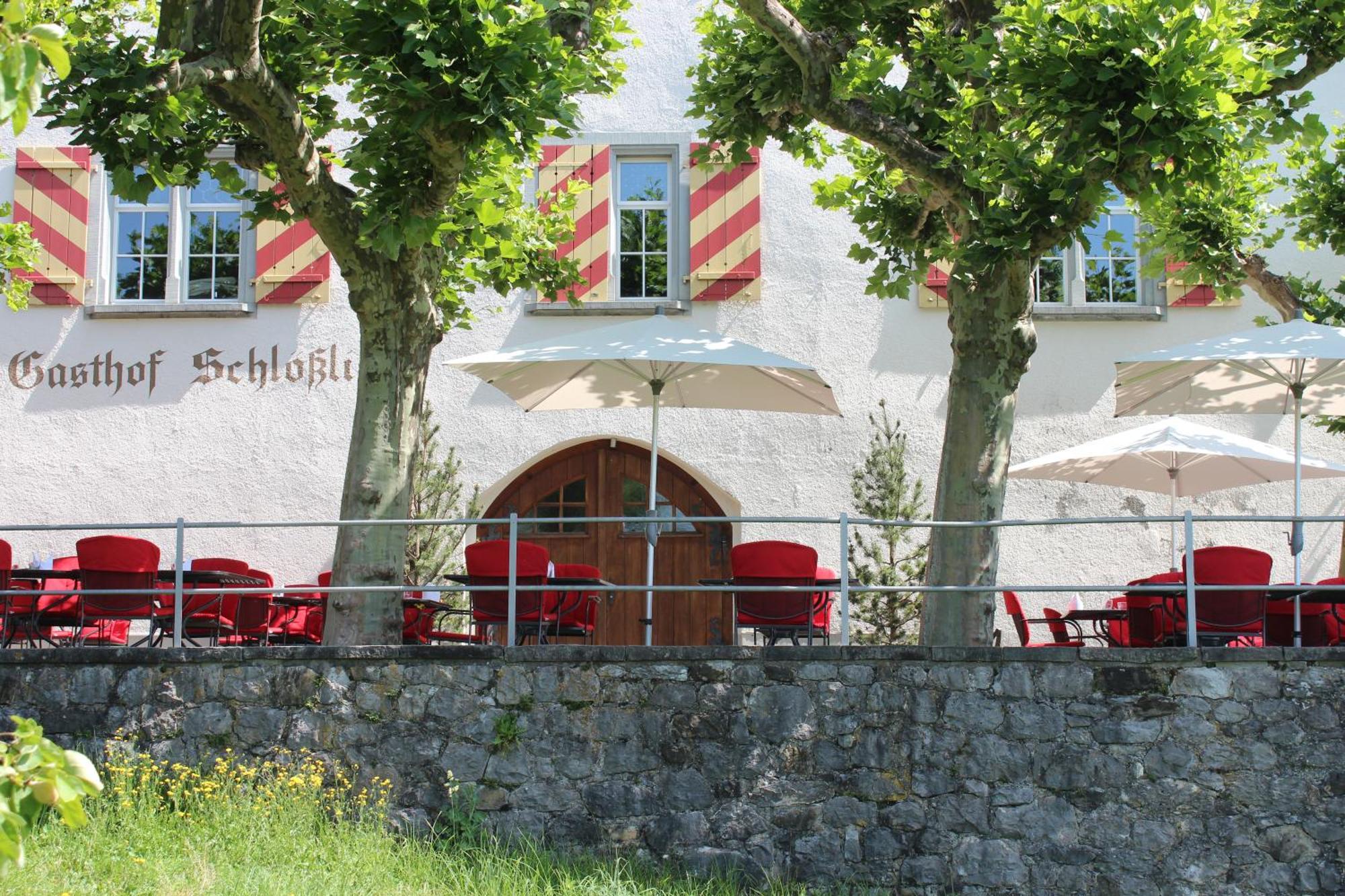 Hotel Restaurant Schlossli Sax Exterior photo